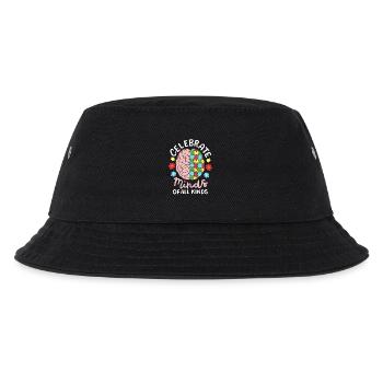 Autismus Bewusstsein Neurodiversität - Kinder Bucket Hat - Schwarz - Vorne