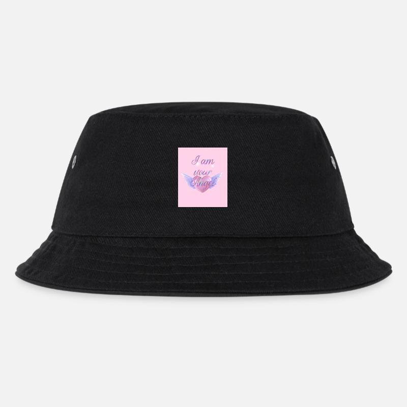 Ich bin Dein Engel - Kinder Bucket Hat - Schwarz