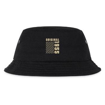 Original 1955 Authentisch 1955 Vintage Bursdag - Kinder Bucket Hat - Schwarz - Vorne