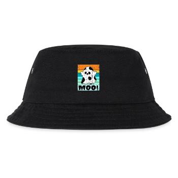 Moo Cow Print Halloween Costume - Kinder Bucket Hat - Schwarz - Vorne