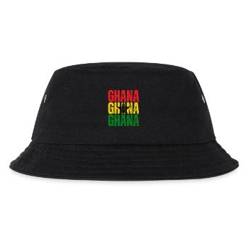 Drapeau du Ghana, fierté ghanéenne - Bob Enfant - noir - Devant