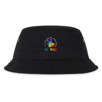 In A World Where You Can Be Anything Be Kind LGBT - Kinder Bucket Hat - Schwarz - Vorne