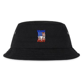Drohnenpilot Drohne - Kinder Bucket Hat - Schwarz - Vorne