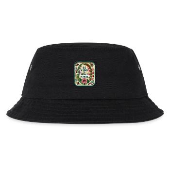 Seien Sie freundlich zu kleinen Kindern - Kinder Bucket Hat - Schwarz - Vorne