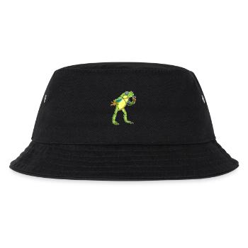 Frosch Schiedsrichter Pfeife - Kinder Bucket Hat - Schwarz - Vorne