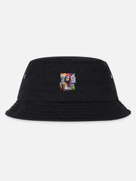 Modern Day Angel. - Kids’ Bucket Hat - black