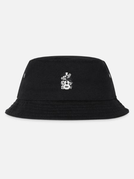 Ukulele Comic Look - Kinder Bucket Hat - Schwarz