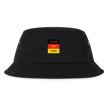 DEUTSCHLAND - Kinder Bucket Hat - Schwarz - Vorne