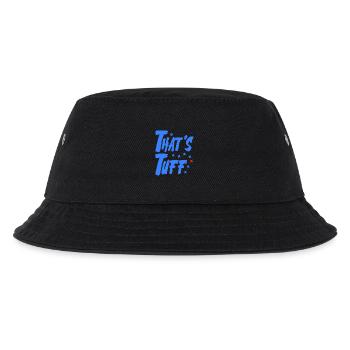 mutig blau rot - Kinder Bucket Hat - Schwarz - Vorne