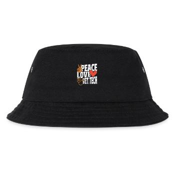 Tierarztschule, Tierarzt, Beruf Tierarzt, - Kinder Bucket Hat - Schwarz - Vorne