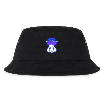 Party Milch Kuh Stier Nutztier Gesicht Music Club - Kinder Bucket Hat - Schwarz - Vorne