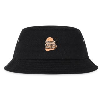 Yogi-Shirt mit Shanti-Motiv - Kinder Bucket Hat - Schwarz - Vorne