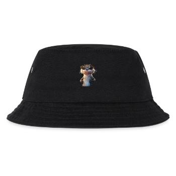 Otter Seeotter Fischotter Marder Liebe Süßer Otter - Kinder Bucket Hat - Schwarz - Vorne