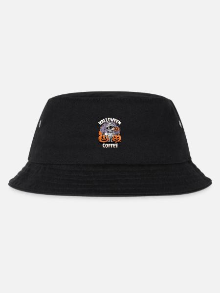 How to Halloween with Mummy and Pumpkins - Kids’ Bucket Hat - black