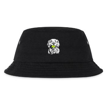 Golden Retriever Balljunkie Hunde Wilsigns - Kinder Bucket Hat - Schwarz - Vorne