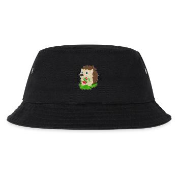 Stachelschwein Weihnachten Weihnachtskugel - Kinder Bucket Hat - Schwarz - Vorne