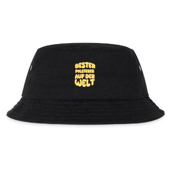 Polsterer als Berufung - Kinder Bucket Hat - Schwarz - Vorne