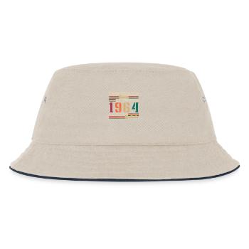 Legendary since 1964 October - Kids’ Bucket Hat - ecru/navy - Front