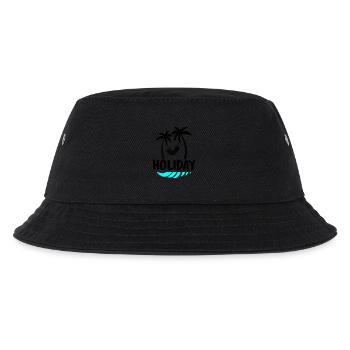 palms relax holiday - Kinder Bucket Hat - Schwarz - Vorne