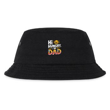 Göttergatte - Papa Witze - Kinder Bucket Hat - Schwarz - Vorne