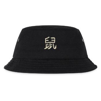 Ratte - Chinesisches Tierkreiszeichen - Kinder Bucket Hat - Schwarz - Vorne