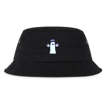 Mignon Métal Halloween Fantôme Roi Couronne Fantôme - Bob Enfant - noir - Devant