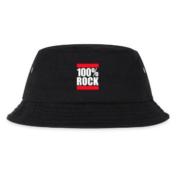 100% Percent Rock Heavy Metal Musique Texte Logo Fun - Bob Enfant - noir - Devant