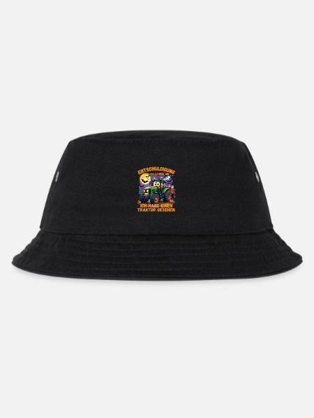 Entschuldigung dass ich zu spät bin Kinder Traktor - Kinder Bucket Hat - Schwarz