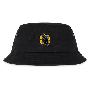 Kompass maritim Schiff Schiffe Seefahrt Käpten - Kinder Bucket Hat - Schwarz - Vorne