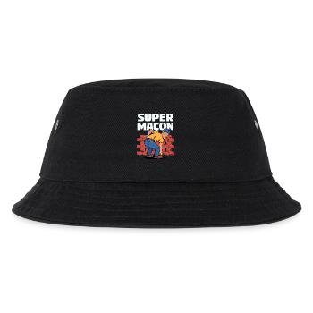 SUPER-FREIMAURER - Kinder Bucket Hat - Schwarz - Vorne