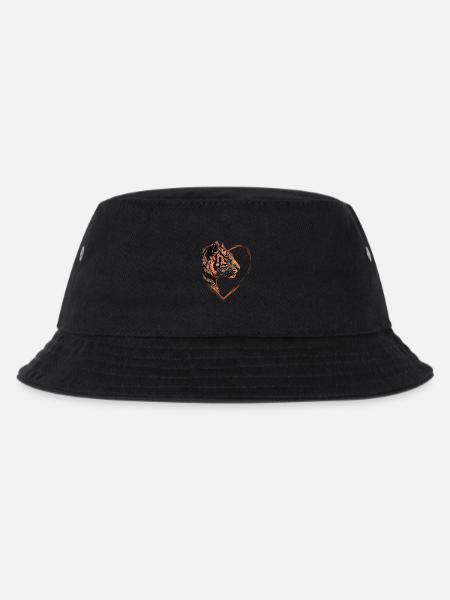 Tiger - Kinder Bucket Hat - Schwarz