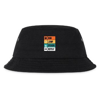 Dock Diving Spruch Dog Diving Dock Diving Geschenk - Kinder Bucket Hat - Schwarz - Vorne