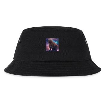 Wasserschwein - Kinder Bucket Hat - Schwarz - Vorne
