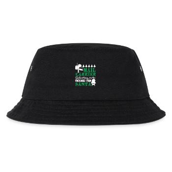 Mail Carrier Christmas Delivering More Packages - Kids’ Bucket Hat - black - Front