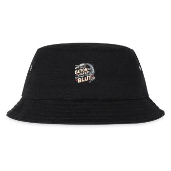 Beton ist dicker als Blut - Kinder Bucket Hat - Schwarz - Vorne