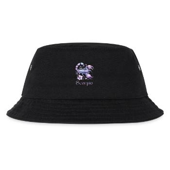 Elegantes Scorpio Sternzeichen Aquarell Geschenk - Kinder Bucket Hat - Schwarz - Vorne