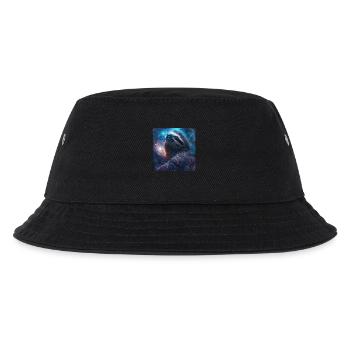 Faultier - Kinder Bucket Hat - Schwarz - Vorne