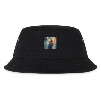Papagei - Kinder Bucket Hat - Schwarz - Vorne