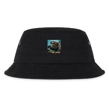 Meerschweinchen - Kinder Bucket Hat - Schwarz - Vorne