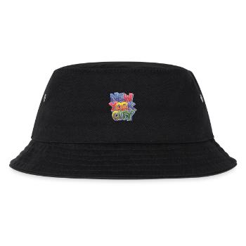 New York City Graffiti - Kinder Bucket Hat - Schwarz - Vorne