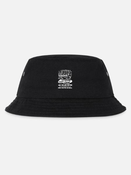 Music Teacher Being A Music Teacher - Kids’ Bucket Hat - black