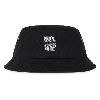 Lawyer Use My Lawyer Voice - Kids’ Bucket Hat - black - Front