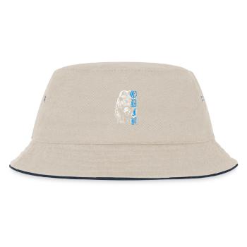 Odin Grizzly Ours Mythologie nordique Nordique - Bob Enfant - blanc cassé/bleu marine - Devant