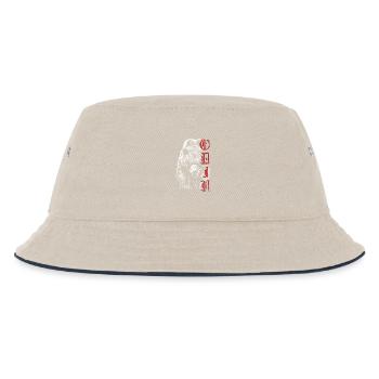Odin Grizzly Ours Mythologie nordique Viking - Bob Enfant - blanc cassé/bleu marine - Devant