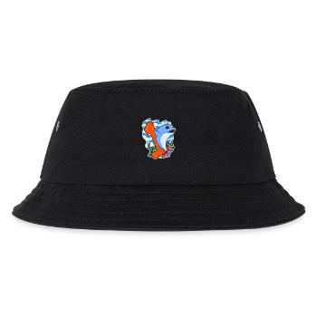 Zahl 1 Nummer Eins - Delfin Motiv - Kinder Bucket Hat - Schwarz - Vorne