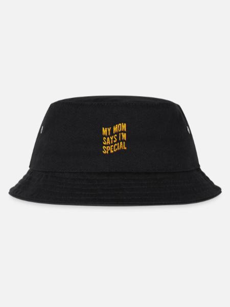 Meine Mama Sagt, Ich Bin Besonders - Kinder Bucket Hat - Schwarz