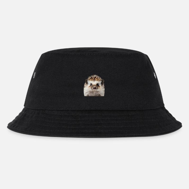 Igel - Kinder Bucket Hat - Schwarz