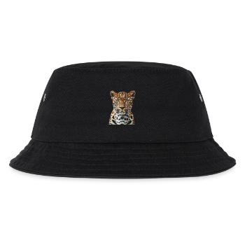 Leopard - Kinder Bucket Hat - Schwarz - Vorne