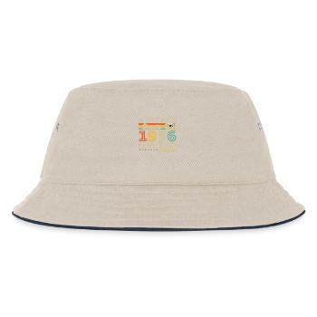 Vinatge 1956 Geburtstagsgeschenk - Kinder Bucket Hat - Natur/Navy - Vorne
