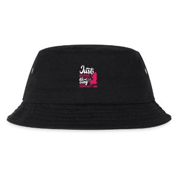 Nur Weil Ich Nicht Singen Kann Heißt Nicht Karaoke - Kinder Bucket Hat - Schwarz - Vorne